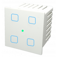 Smarteefi 4 Port WiFi Smart TOUCH Switch, White
